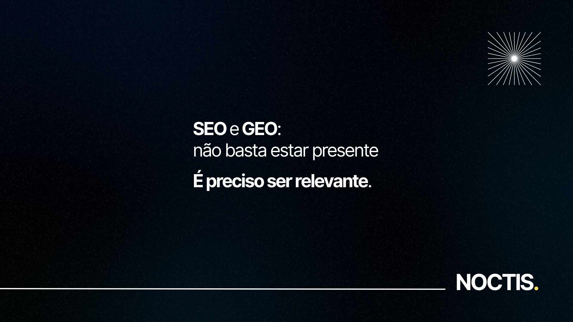 GEO: entenda o significado e a relação com o SEO tradicional